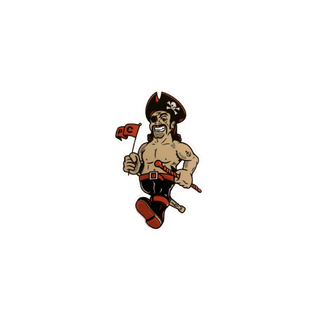 Pirate Mascot Sticker