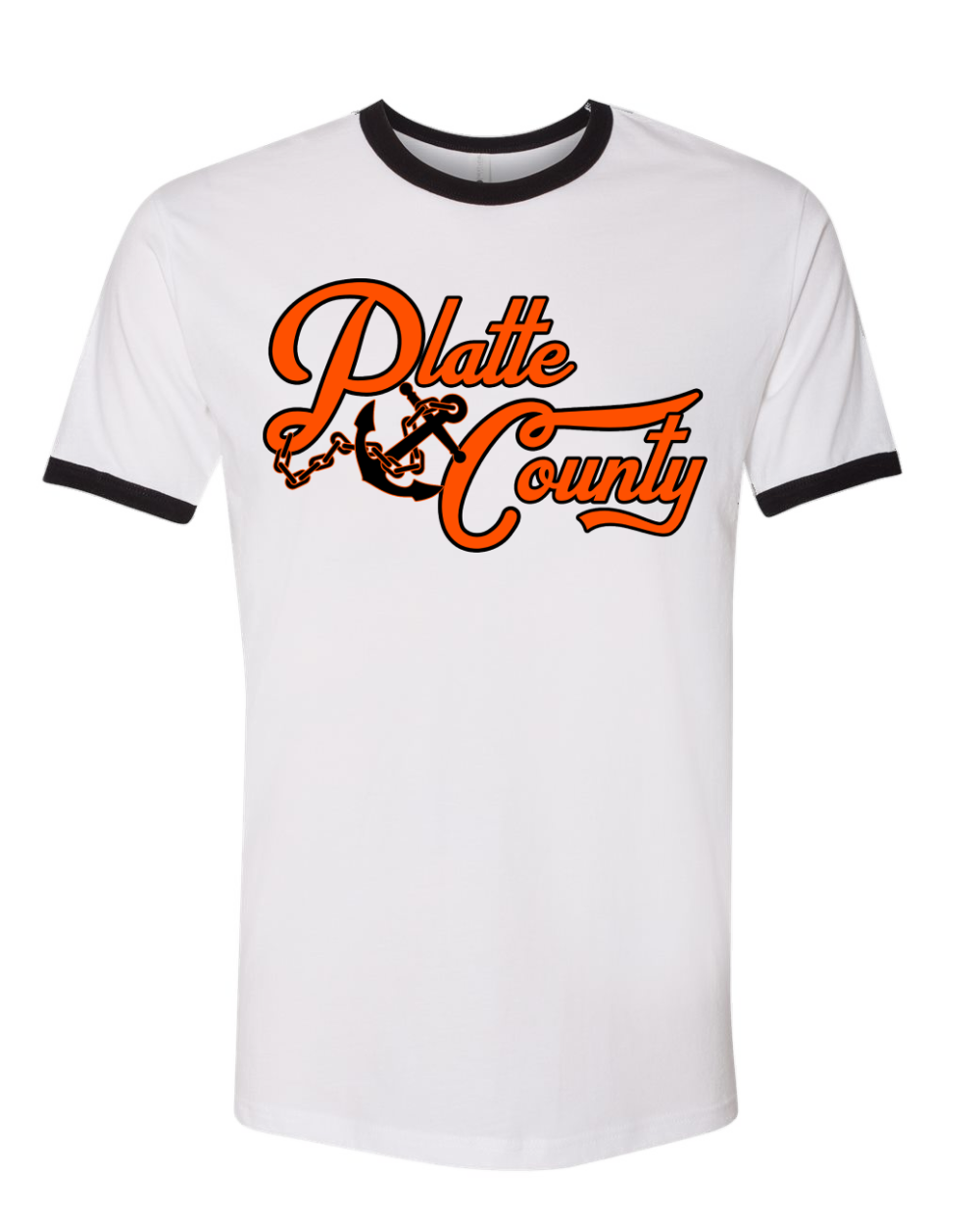 Platte County Anchor Ringer Tee (Adult)