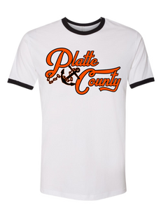 Platte County Anchor Ringer Tee (Adult)