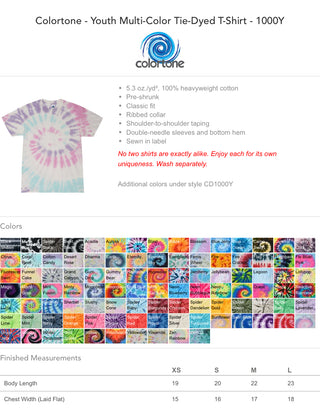 Arched Tie-Dye Tee