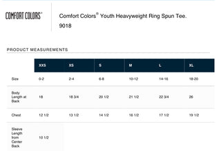 Arched Comfort Colors® Tee