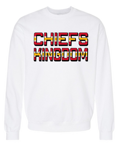 Chiefs Kingdom Stripes Crewneck (Adult)