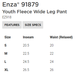 Ladies Wide Leg Sweatpants