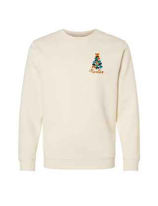 Embroidered Tree Crewneck