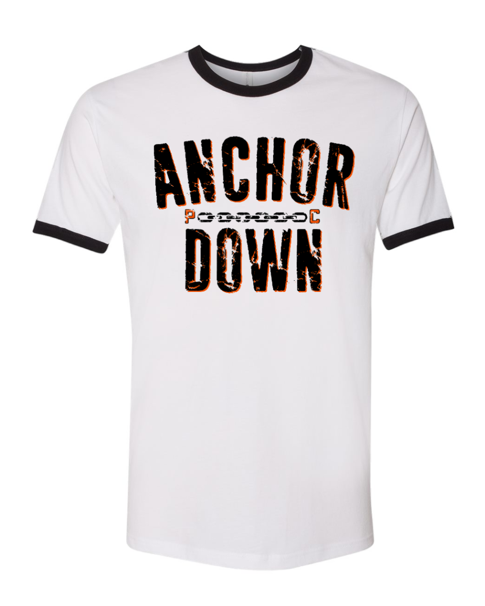 Anchor Down Ringer Tee (Adult)