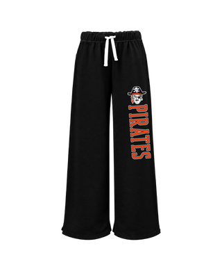 Ladies Wide Leg Sweatpants