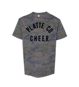 Platte Co Youth Camo Tee