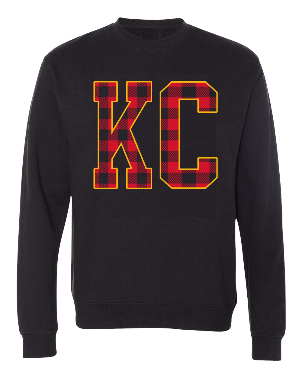 KC Plaid Crewneck (Youth & Adult)