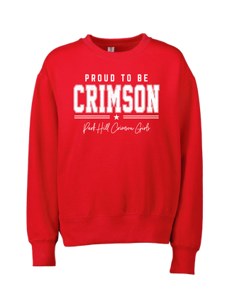 Proud To Be Ladies Boxy Crewneck